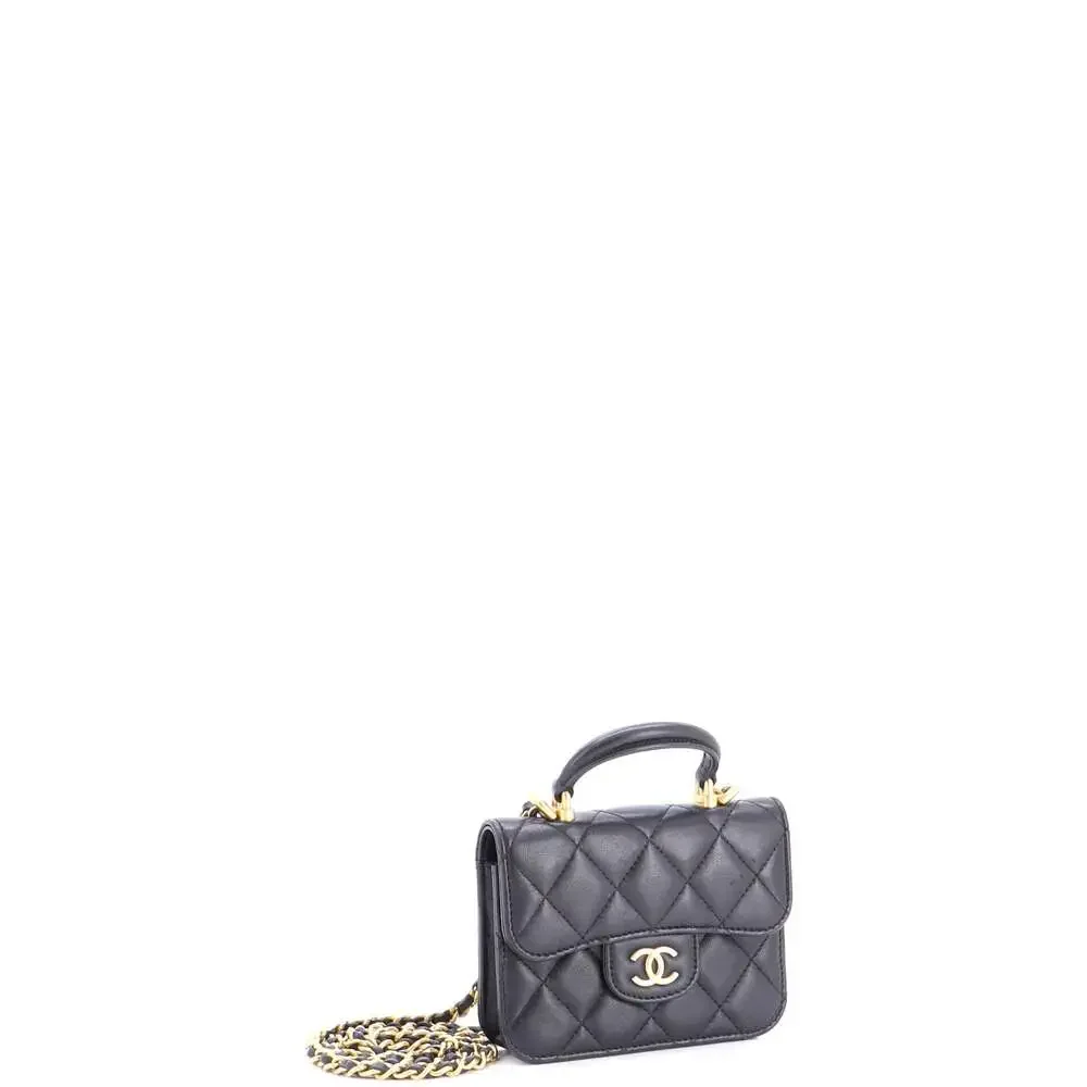 Chanel Top Handle Flap Coin Purse With #266303C29B